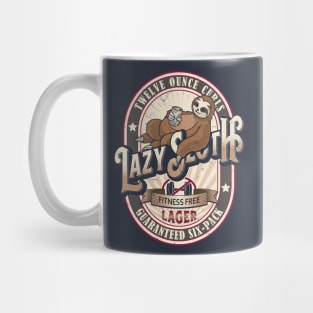 Lazy Sloth Lager Mug